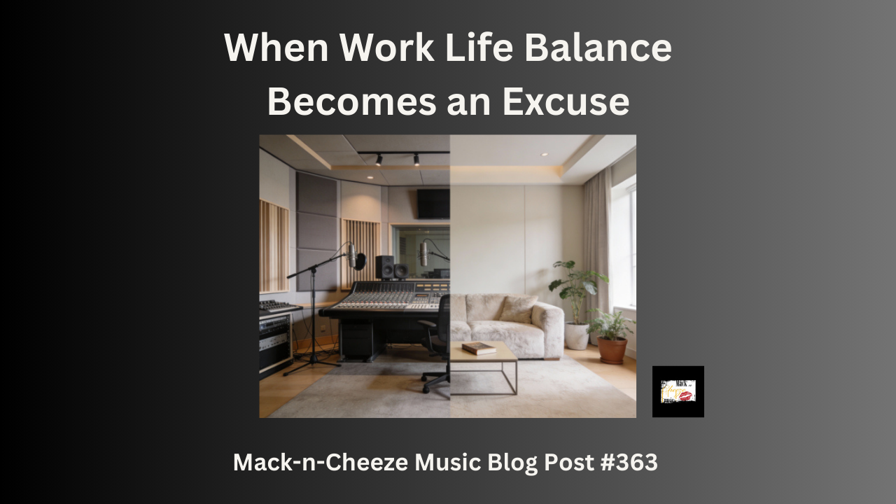 When Work Life Balance Becomes an Excuse