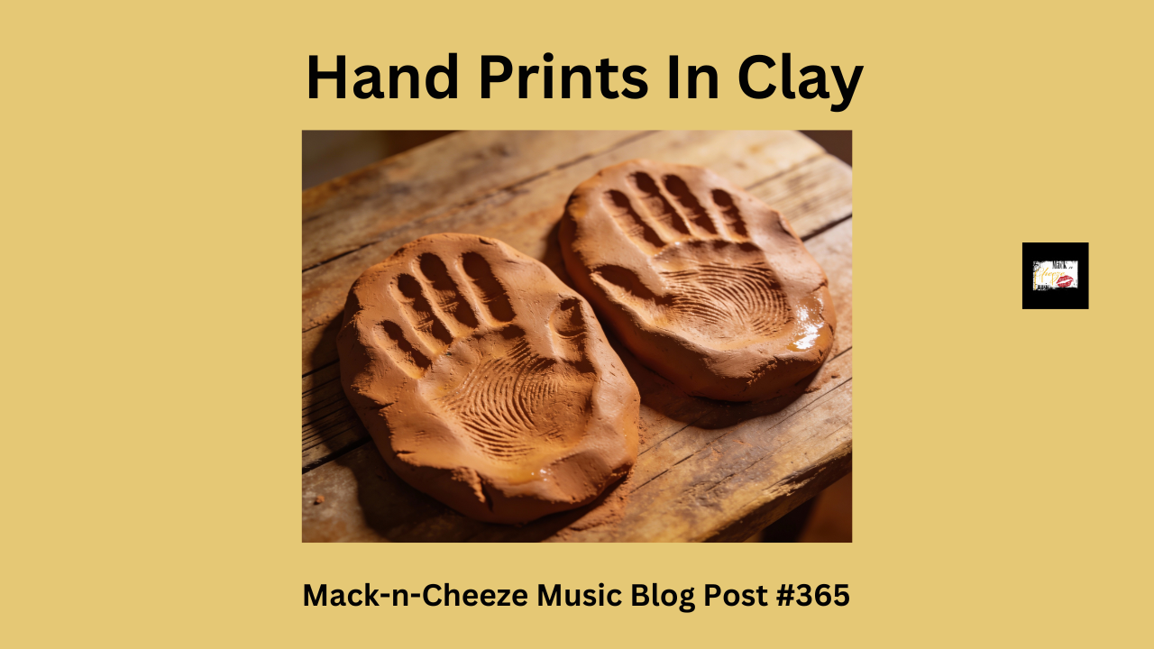 Hand Prints In Clay